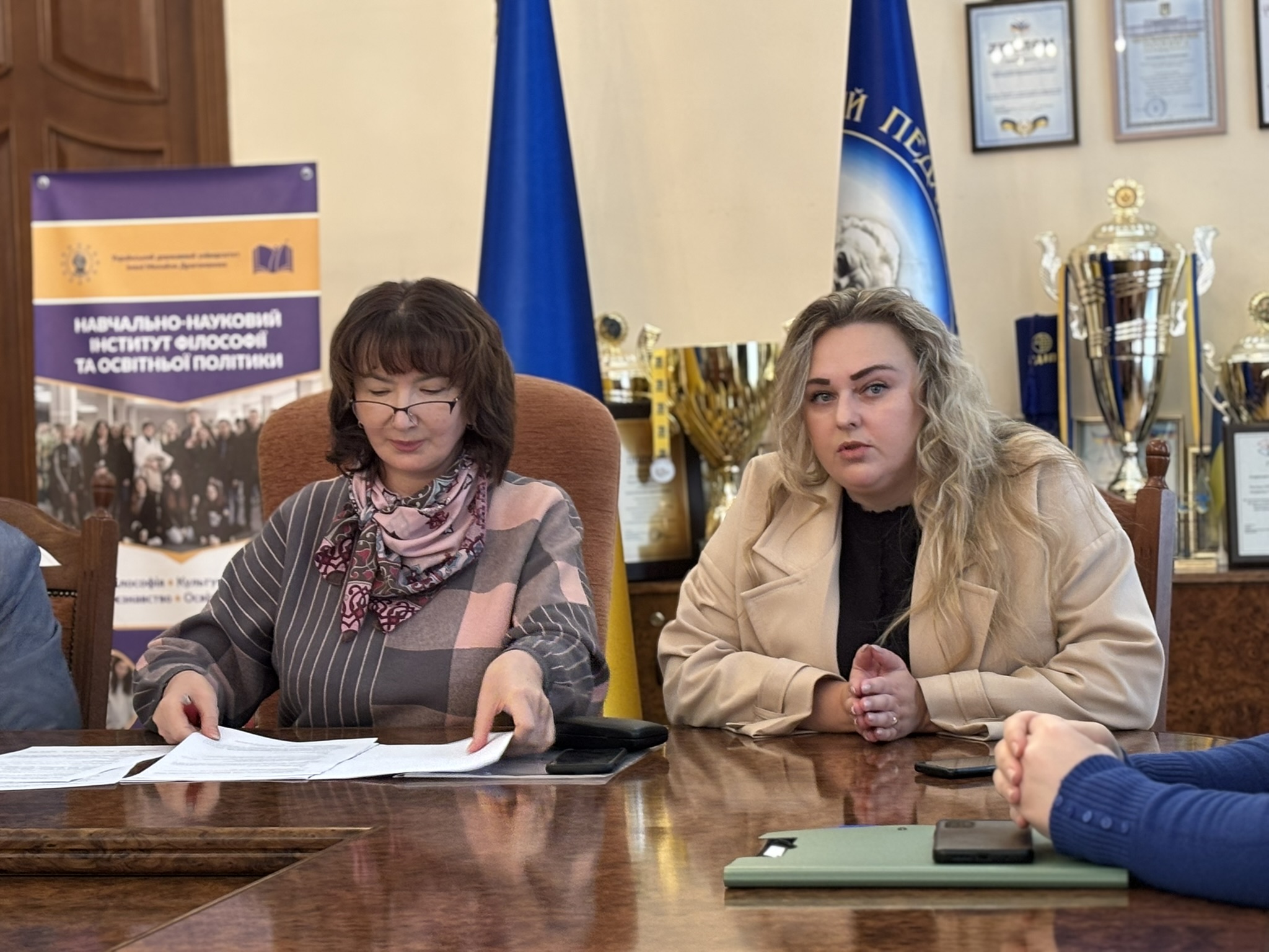 Vystup dotsenta Tamily Novitsʹkoyi na zborakh trudovoho kolektyvu instytutu